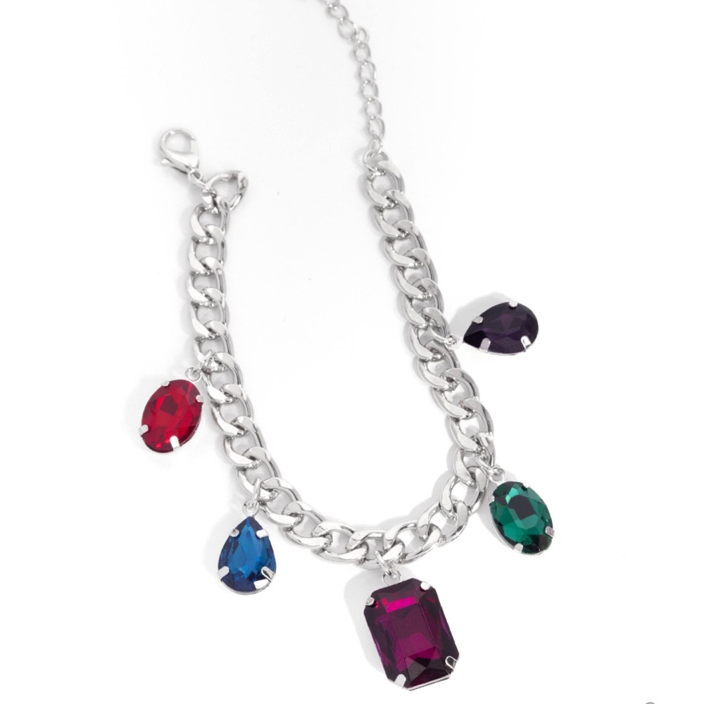 NWT Silver/Multicolor Bracelet - Picture 3 of 4